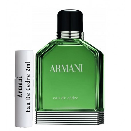 Armani Eau De Cedre staaltjes 2ml